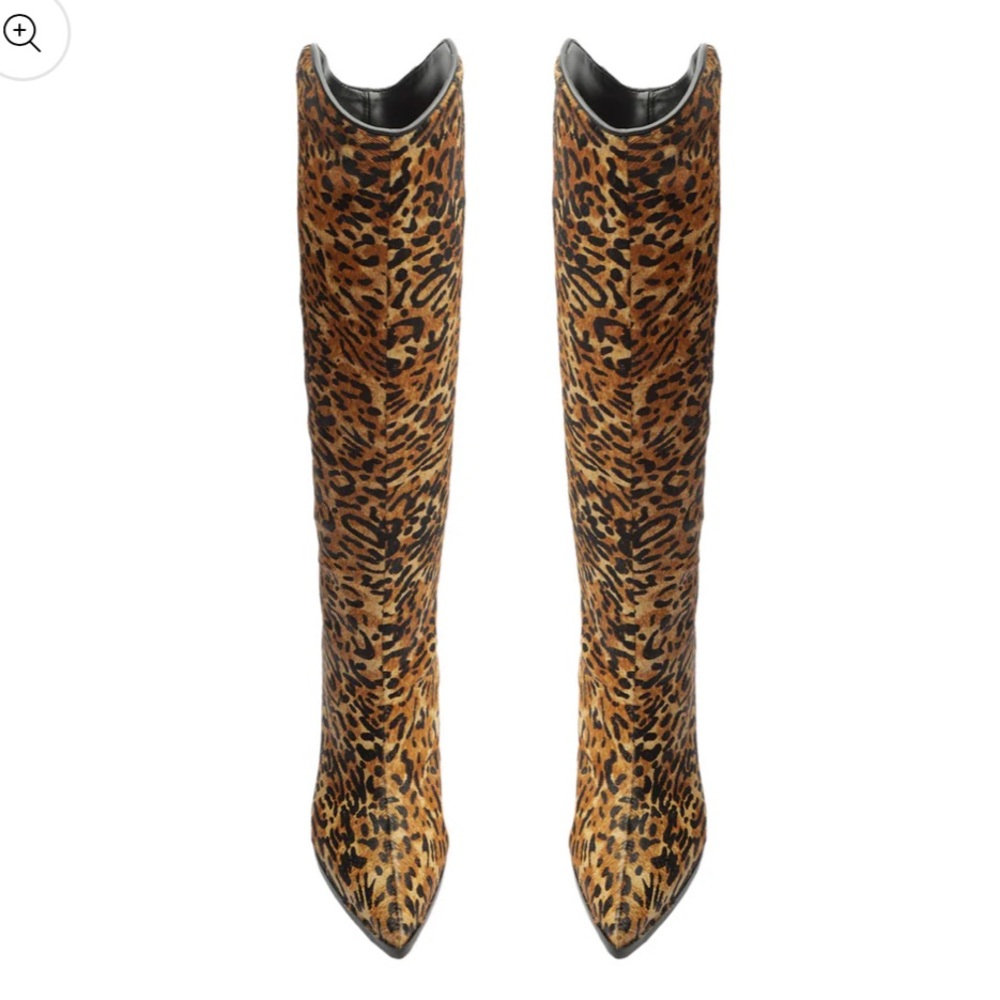 Price Firm - SCHUTZ Fur + Leather Boots - Picture 2 of 11